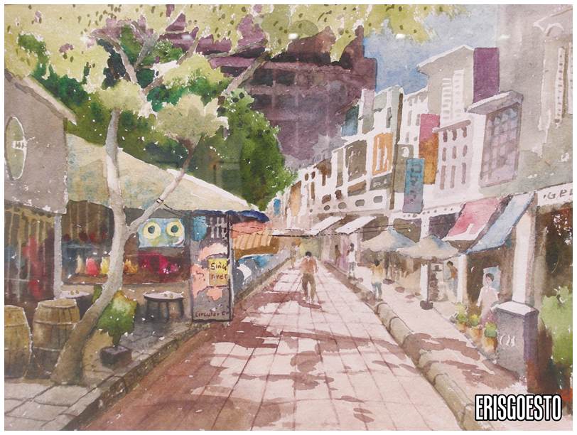 A Tale of Two Countries: Watercolour Works of Singapore and Malaysia