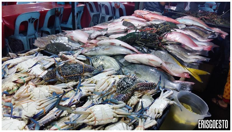 Seafood @ Sinsuran Night Market, Kota Kinabalu Sabah