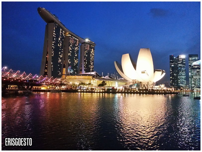 Amazing Night View at Marina Bay Sands, Singapore