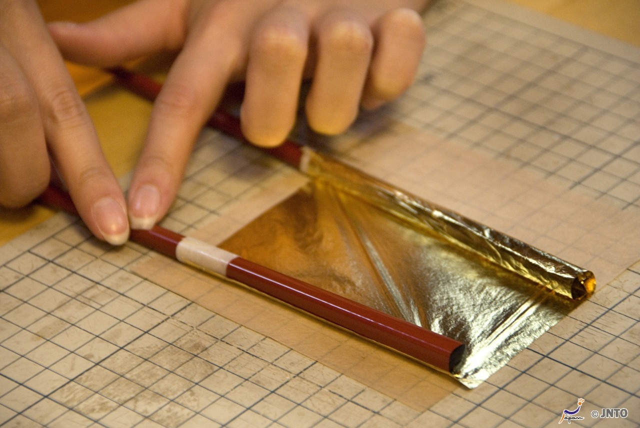 Things To Do in Kanazawa, Japan: Gold-Leaf Art