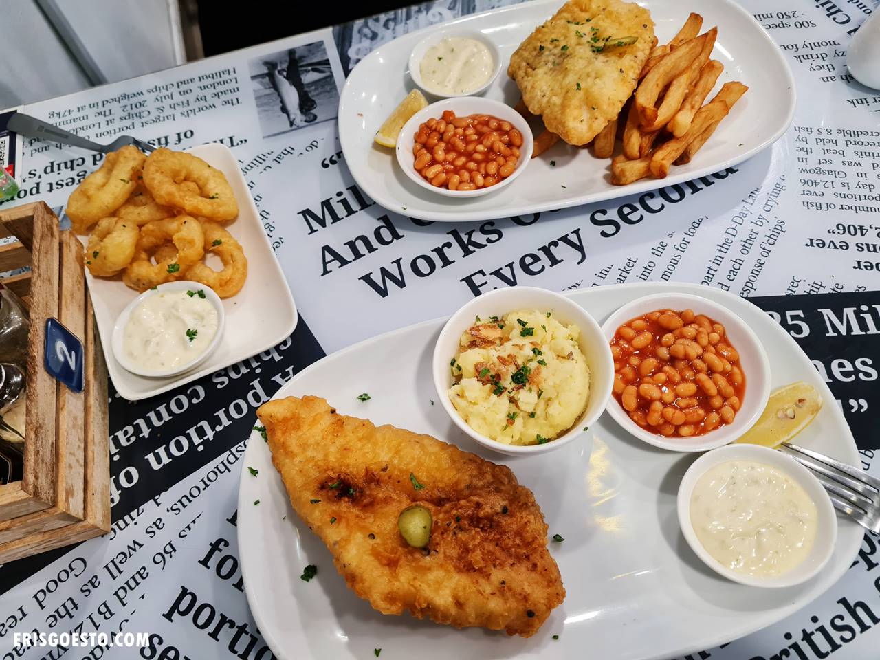 Authentic Fish and Chips @ Cor Blimey, SS15 Subang